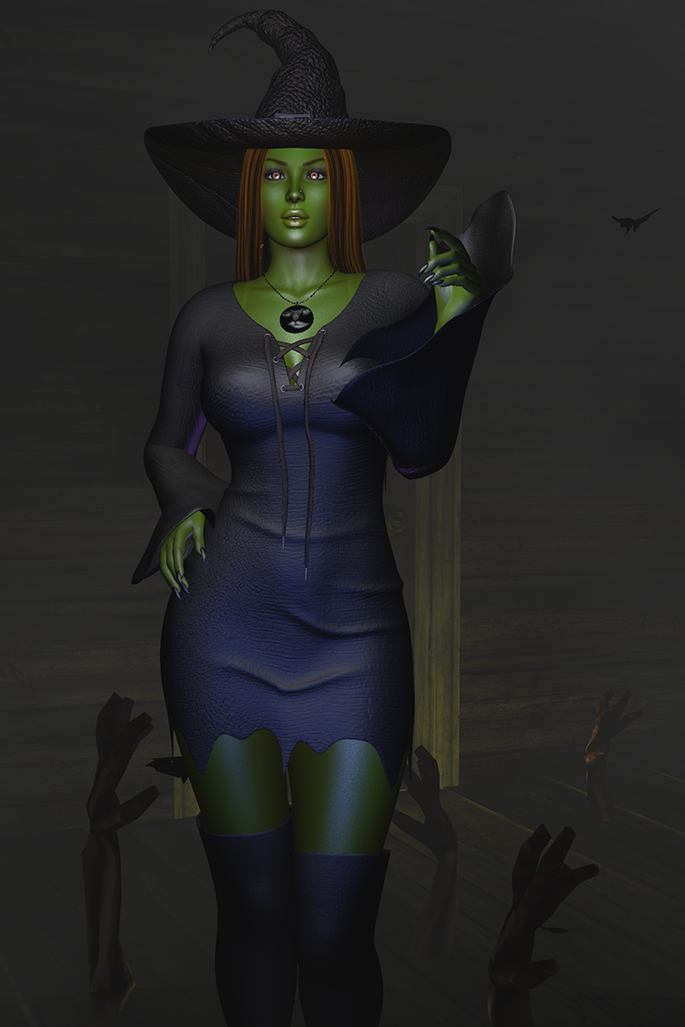 Batwing Witch Costume